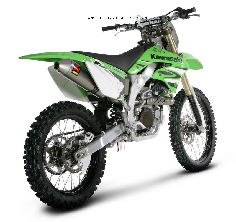 ECHAPPEMENT MOTO AKRAPOVIC SLIP-ON EXHAUST SYSTEM KAWASAKI KX 450 F (2008) 2